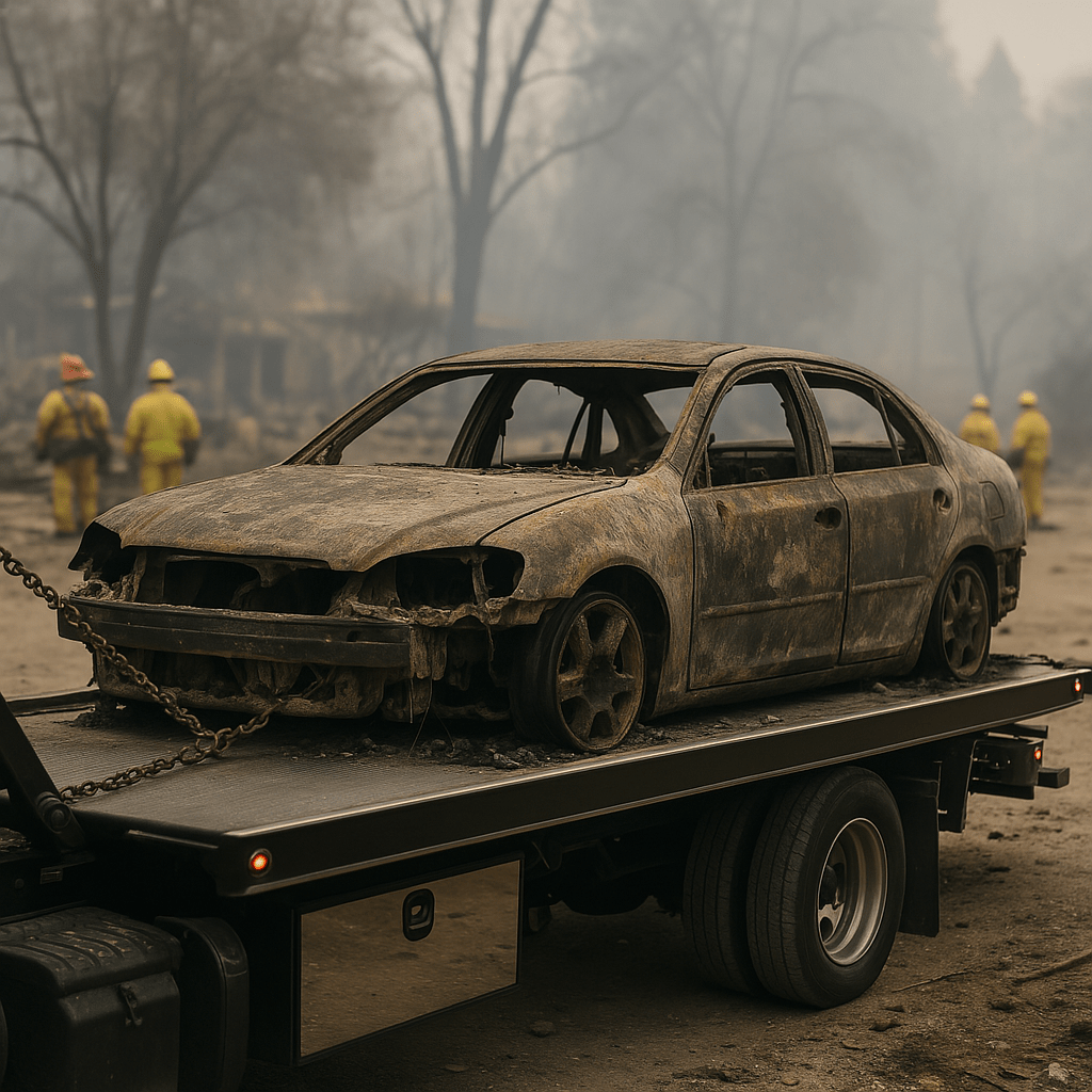Charred and Charged Off: What Happens to Cars After California&nbsp;Wildfires