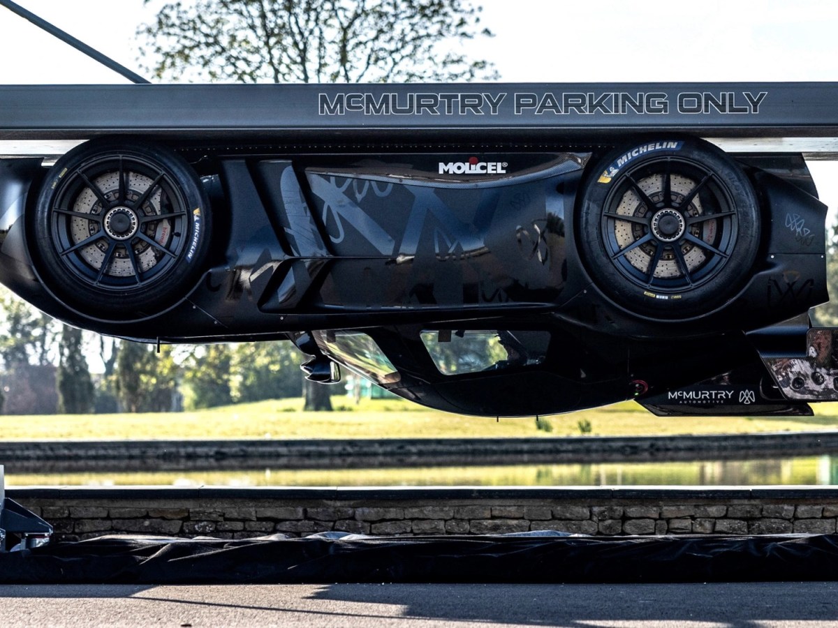 The McMurtry Spéirling Drove Upside Down Because Gravity is for&nbsp;Suckers